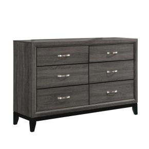 CoasterEveryday 212423 Watson - 6-Drawer Dresser - Gray Oak