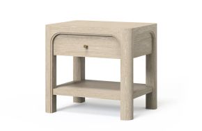Coaster Fine Furniture 222522 Solano - 1-Drawer Nightstand Bedside Table - Weathered Mango