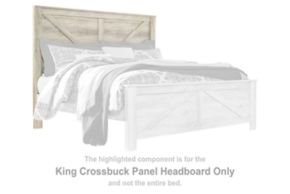 Signature Design by Ashley® B331-158 Bellaby - King Crossbuck Panel HDBD - Whitewash