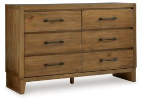 Signature Design by Ashley® B833-31 Sherbana - Dresser - Light Brown