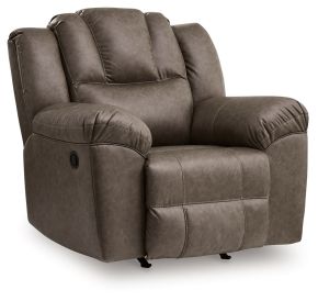 Signature Design by Ashley® PC6450625 Lowilla - Rocker Recliner - Driftwood