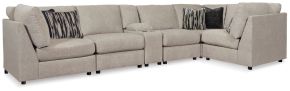 Signature Design by Ashley® 98707S10 Kellway - 6-Piece Sectional - Bisque