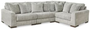 Signature Design by Ashley® 14404S2 Regent Park - 4-Piece Sectional - Pewter