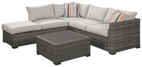 Ashley Furniture P301-070 Cherry Point - Gray - 4 Pc. - Lounge Set
