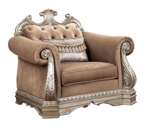 ACME 56932 Northville - Chair - Velvet & Antique Silver