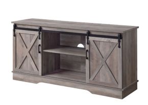 ACME 91855 Bennet - TV Stand - Gray Finish
