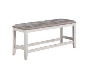New Classic D7522-26 Richland - Counter Height Bench - White