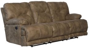 Catnapper 64381-1228/49-1328/49 Voyager - Fabric Power Lay Flat Reclining Sofa - Brandy