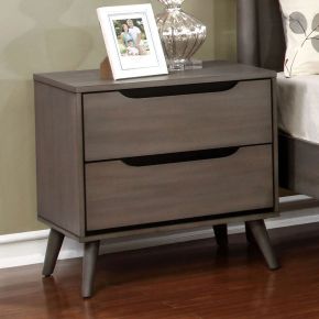 Furniture of America CM7386GY-N Lennart - Nightstand - Gray