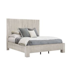 Samuel Lawrence Furniture S960-BR-K5 Millwork - California King Panel Bed - Gray