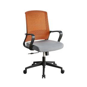 ACME OF00101 Tanko - Office Chair - Orange & Gray Fabric