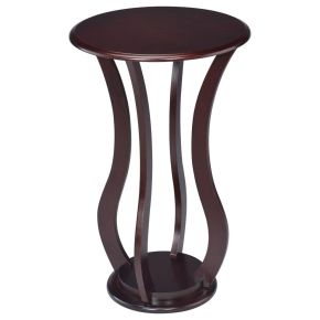 CoasterEveryday 900934 Elton - Round Wood Top Accent Side Table - Cherry