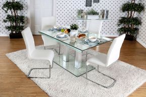 Furniture of America CM3362T-TABLE Richfield - Dining Table - Silver