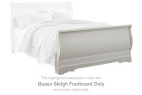 Signature Design by Ashley® B129-74 Anarasia - Queen Sleigh Footboard - White