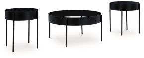 Ashley Furniture T280-13 Ardoline - Occasional Table Set (Set of 3) - Black