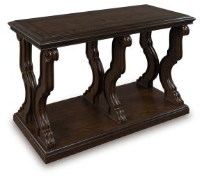 Ashley Furniture T647-4 Ashley Furniture T647-4 Maylee - Sofa Table - Dark Brown
