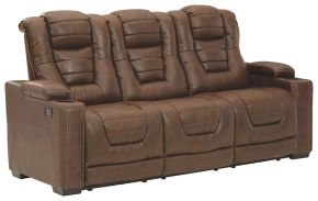 Ashley Furniture 2450515 Owner's - Thyme - Pwr Rec Sofa With Adj Headrest
