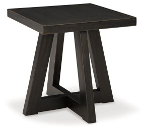 Signature Design by Ashley® T841-2 Galliden - Black - Square End Table