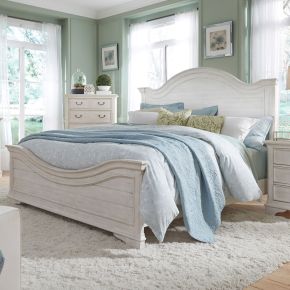 Liberty Furniture 249-BR-KPB Bayside - King Panel Bed - White