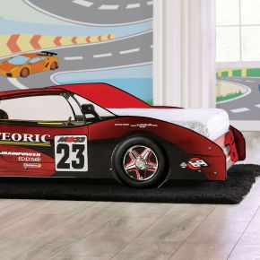 Furniture of America CM7643RD-BED Dustrack - Twin Bed - Red