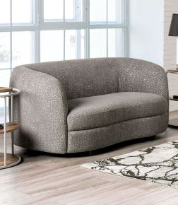 Furniture of America FM61003GY-LV Versoix - Loveseat - Charcoal Gray