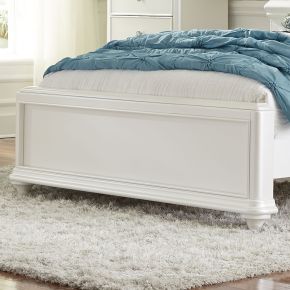 Liberty Furniture 710-BR18 Stardust - Full Panel Footboard - White