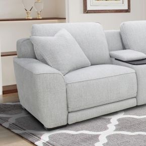 Liberty Furniture 6000SF-42LP Blake - Left Arm Recliner P2 & Zero Wall - Estero Smoke