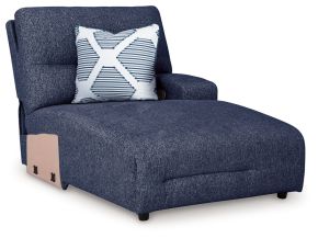 Signature Design by Ashley® 9360797 Acklen Place - Raf Power Reclining Back Chaise - Navy
