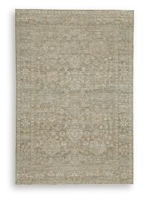 Signature Design by Ashley® R408032 Neroham - 5' x 7' Rug - Gray / Brown / Cream