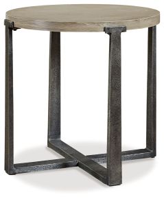 Signature Design by Ashley® T965-6 Dalenville - Round End Table - Gray