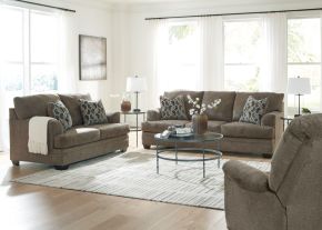 Signature Design by Ashley® 59505/38/35/25 Stonemeade - Nutmeg - 3 Pc. - Sofa, Loveseat, Rocker Recliner