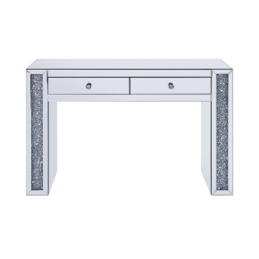 ACME 90465 Noralie - Vanity Desk - Mirrored & Faux Diamonds