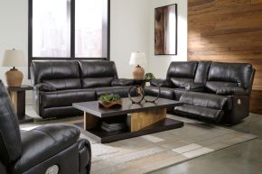 Signature Design by Ashley® U65801/47/18/82 Mountainous - 3 Pc. - Power Reclining Sofa, Power Loveseat, Power Recliner - Eclipse