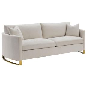 CoasterElevations 508821 Corliss - Upholstered Arched Arm Sofa - Beige