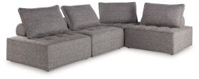 Signature Design by Ashley® P160P8 Bree Zee - 4-Piece Outdoor Sectional - Brown