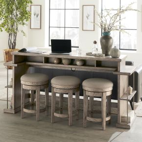 Liberty Furniture 421-OT-4PCS City Scape - 4 Piece Console Set - Burnished Beige