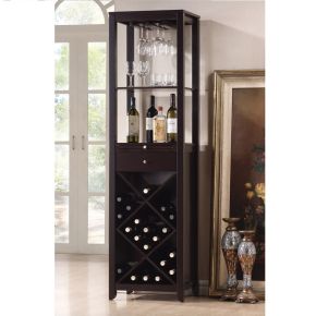 ACME 12244 Casey - Wine Cabinet - Wenge