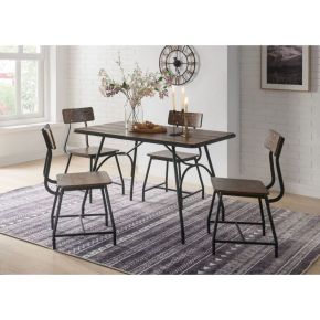 ACME 72450 Paras - Dining Table - Walnut & Black