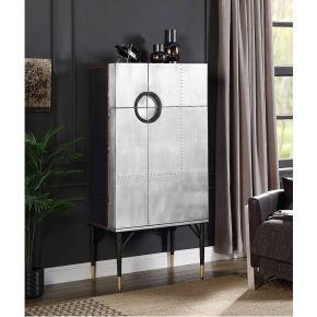ACME AC01996 Yoela - Wine Cabinet - Aluminum