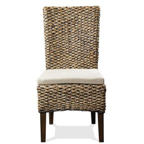 Riverside Furniture 36965 Mix-N-Match Chairs - Woven Side Upholstered Chair (Set of 2) - Hazelnut
