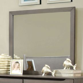 Furniture of America CM7386GY-M Lennart - Rectangular Mirror - Gray