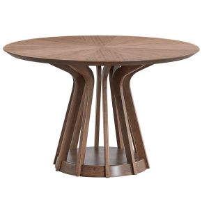 ACME DN04190 Seda - Round Dining Table - Walnut Finish