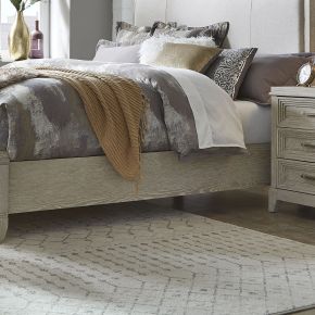 Liberty Furniture 902-BR91 Belmar - Upholstered Bed Rails - Washed Taupe