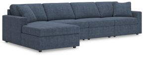 Signature Design by Ashley® 92121S26 Modmax - 4-Piece Sectional With Laf Corner Chaise - Ink