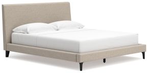 Ashley Furniture B1199-94 Cielden - California King Upholstered Bed with Roll Slats - Soft Gray