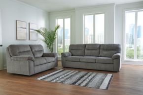 Signature Design by Ashley® 30305/80/78 Bindura - Mineral - 2 Pc. - Sofa With Drop Down Table, Loveseat