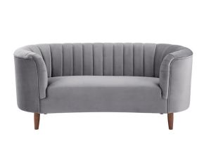 ACME LV00167 Millephri - Loveseat - Gray Velvet