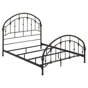 CoasterEssence 300407Q Rowan - Metal Queen Open Frame Bed - Dark Bronze