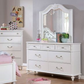 Furniture of America CM7174D Belva - Dresser - White