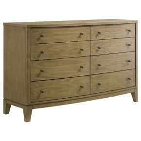 Coaster Fine Furniture 224923 Granada - 8-Drawer Dresser Cabinet - Natural Pine